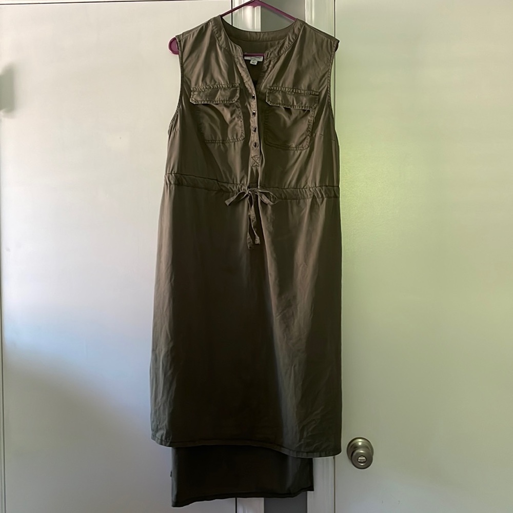 Olive Green Maternity Dress